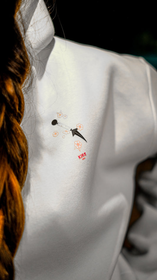 Drop 01 Kira White Hoodie