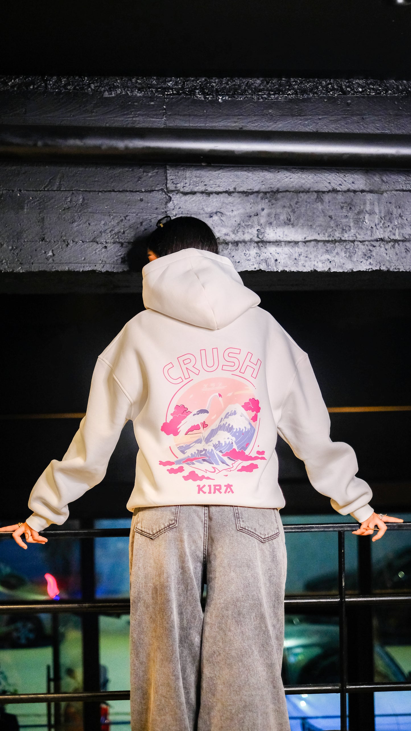 Drop 01 Kira White Hoodie