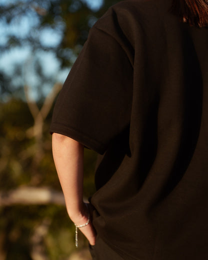Boxy Cropped Sweatshirt